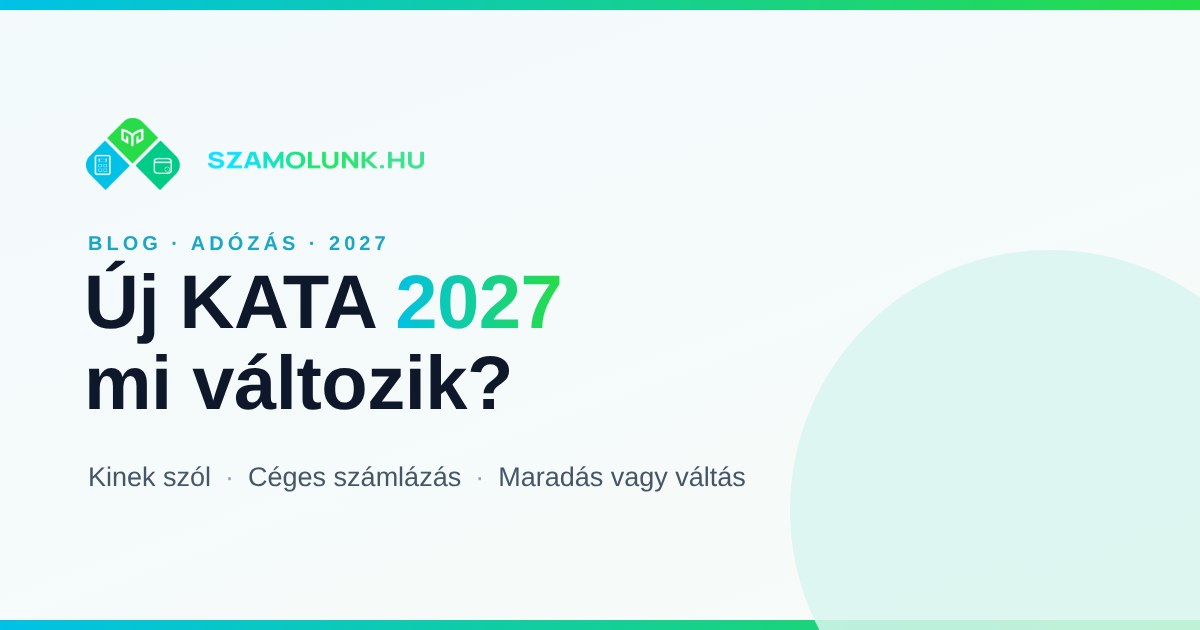 Új KATA 2027: mi változik, és kinek éri meg?